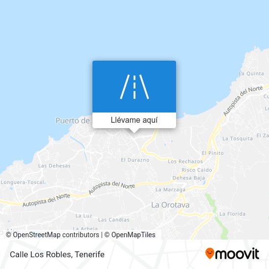 Mapa Calle Los Robles