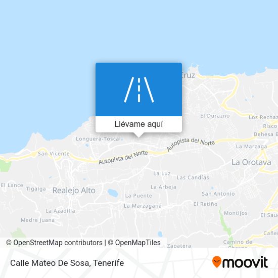 Mapa Calle Mateo De Sosa