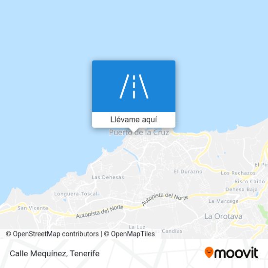 Mapa Calle Mequínez