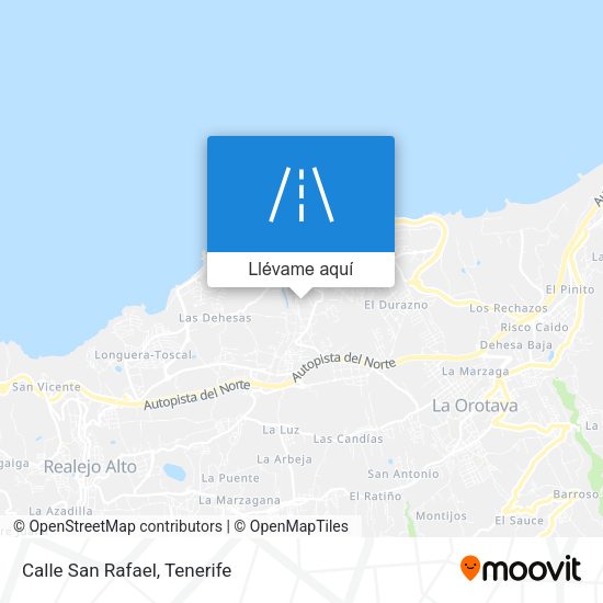 Mapa Calle San Rafael