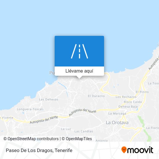 Mapa Paseo De Los Dragos