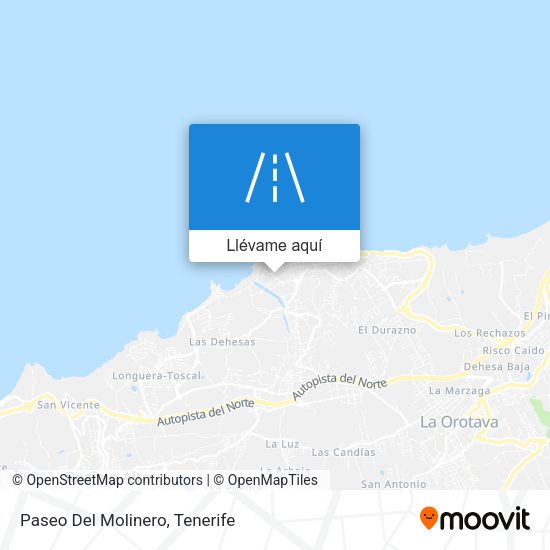 Mapa Paseo Del Molinero