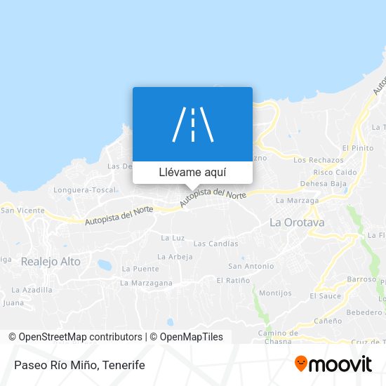 Mapa Paseo Río Miño