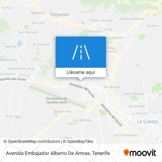 Mapa Avenida Embajador Alberto De Armas