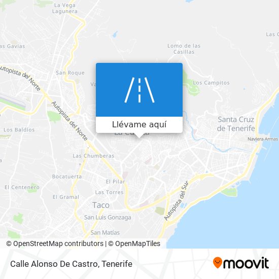 Mapa Calle Alonso De Castro