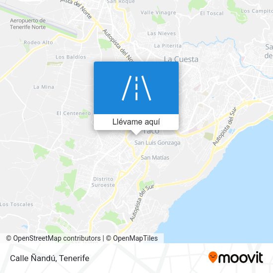 Mapa Calle Ñandú