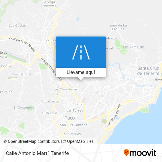 Mapa Calle Antonio Martí