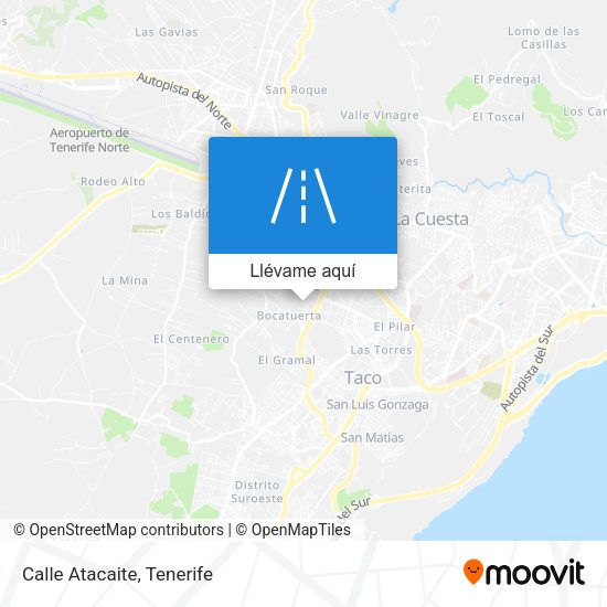 Mapa Calle Atacaite