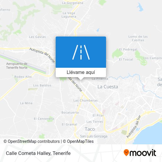 Mapa Calle Cometa Halley