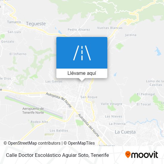 Mapa Calle Doctor Escolástico Aguiar Soto