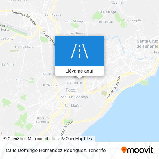 Mapa Calle Domingo Hernández Rodríguez