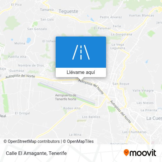 Mapa Calle El Amagante