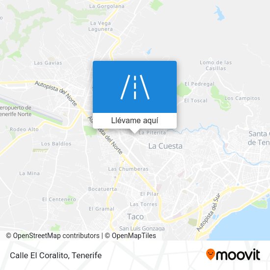 Mapa Calle El Coralito