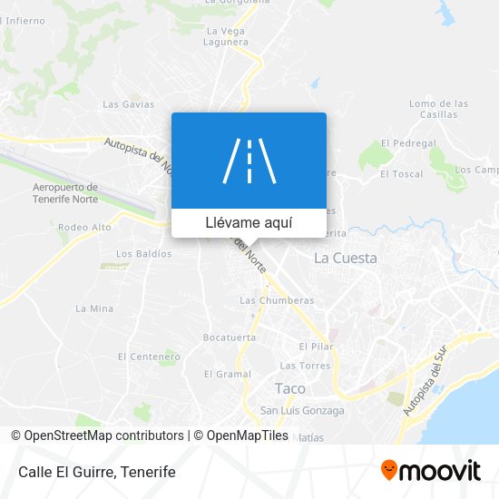 Mapa Calle El Guirre
