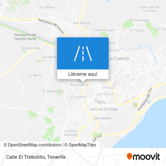Mapa Calle El Trebolillo