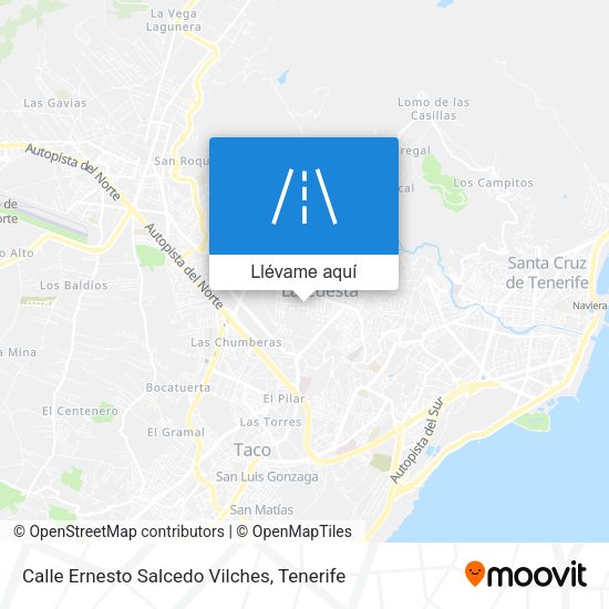 Mapa Calle Ernesto Salcedo Vilches