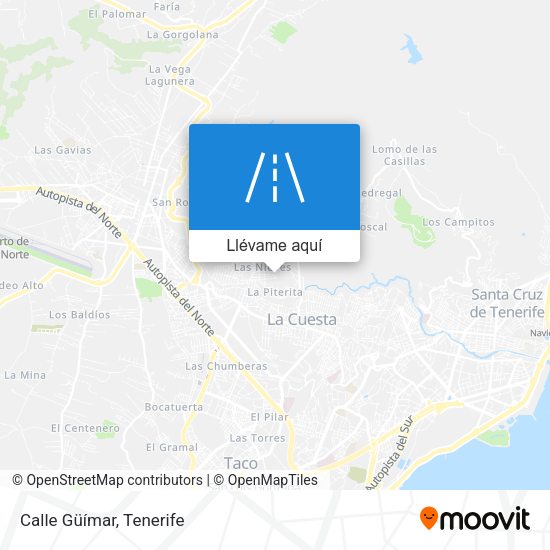 Mapa Calle Güímar