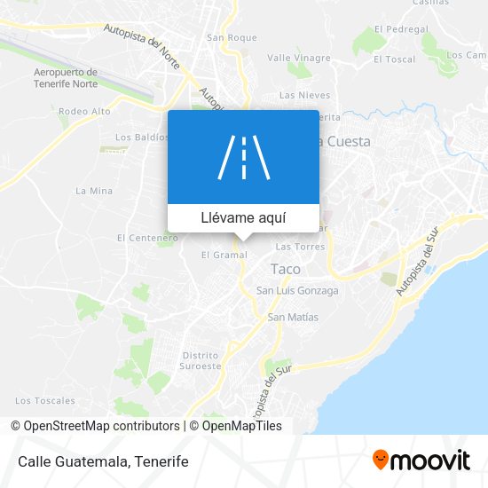 Mapa Calle Guatemala