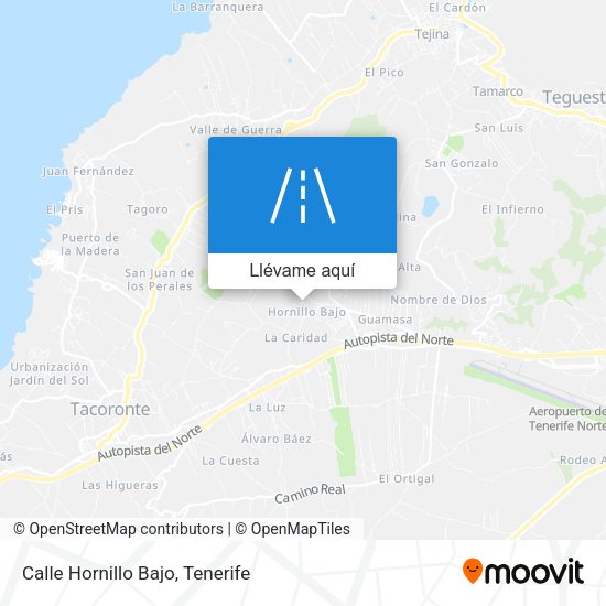 Mapa Calle Hornillo Bajo