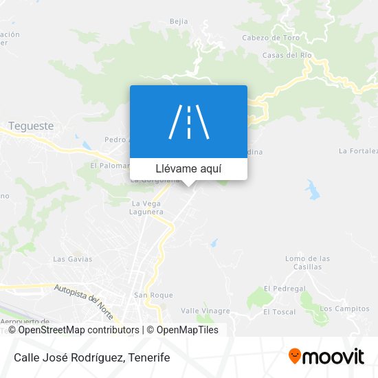 Mapa Calle José Rodríguez