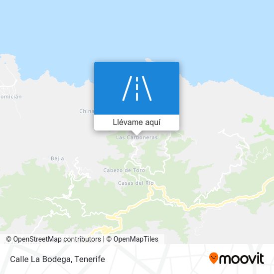 Mapa Calle La Bodega