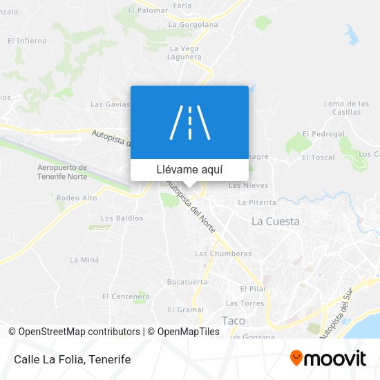 Mapa Calle La Folia