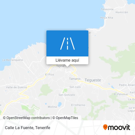 Mapa Calle La Fuente