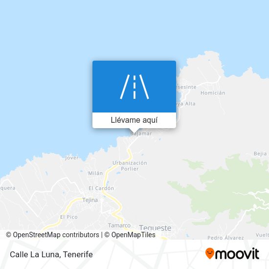 Mapa Calle La Luna