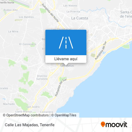 Mapa Calle Las Majadas