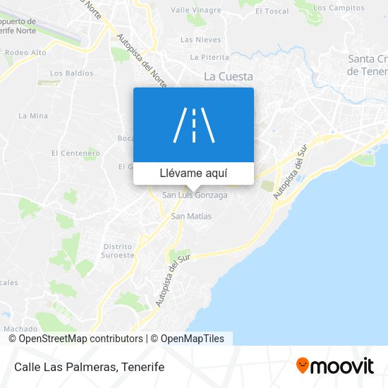Mapa Calle Las Palmeras