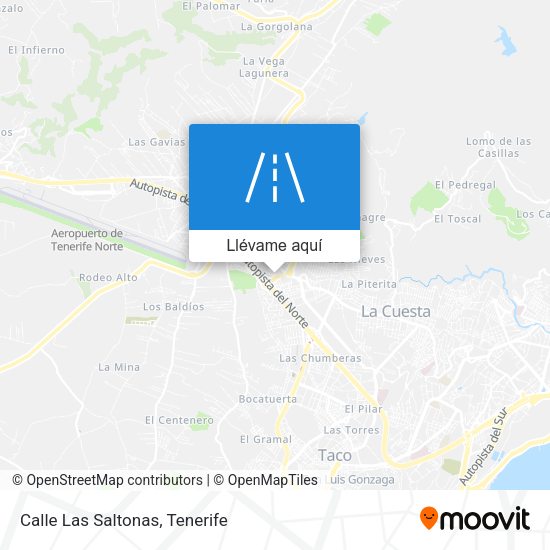 Mapa Calle Las Saltonas