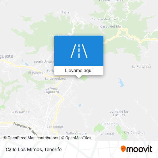 Mapa Calle Los Mimos
