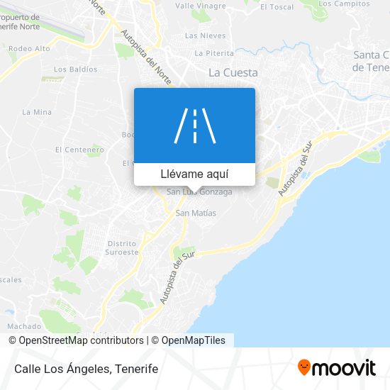 Mapa Calle Los Ángeles