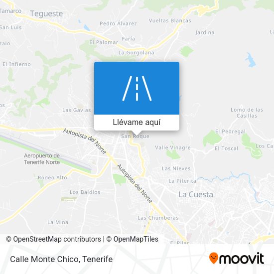 Mapa Calle Monte Chico