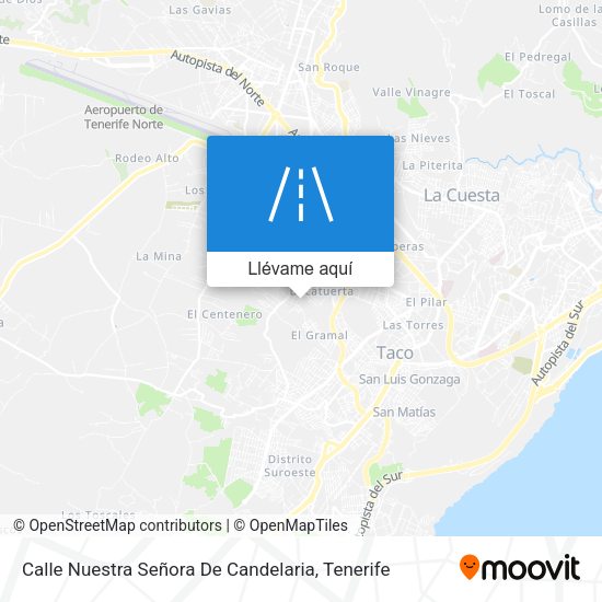 Mapa Calle Nuestra Señora De Candelaria