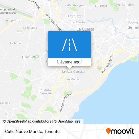 Mapa Calle Nuevo Mundo