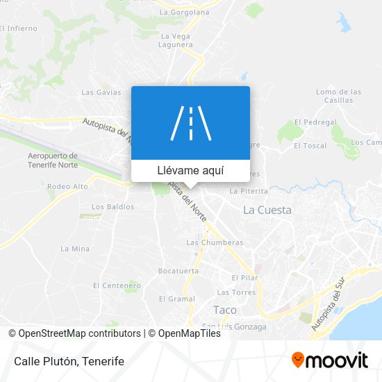 Mapa Calle Plutón
