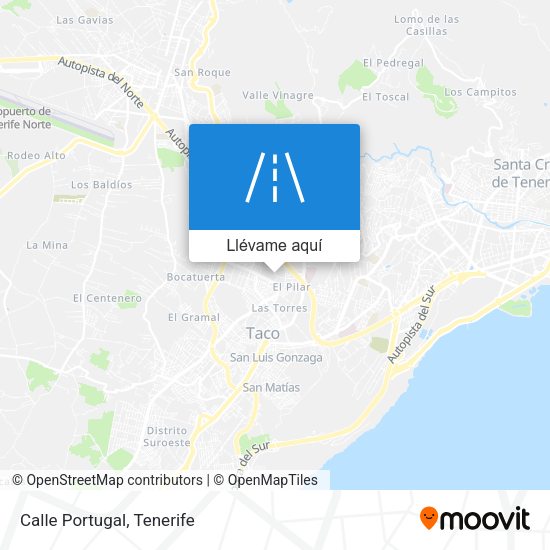 Mapa Calle Portugal