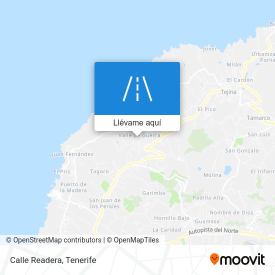 Mapa Calle Readera
