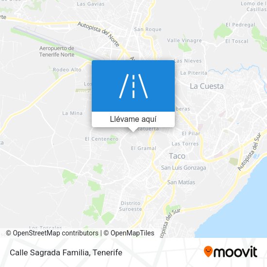 Mapa Calle Sagrada Familia