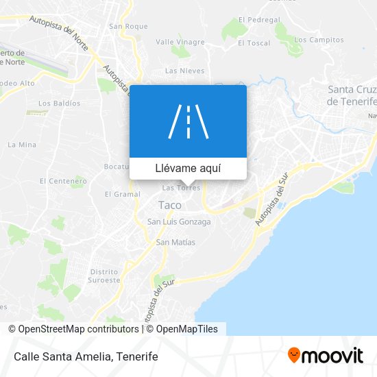 Mapa Calle Santa Amelia