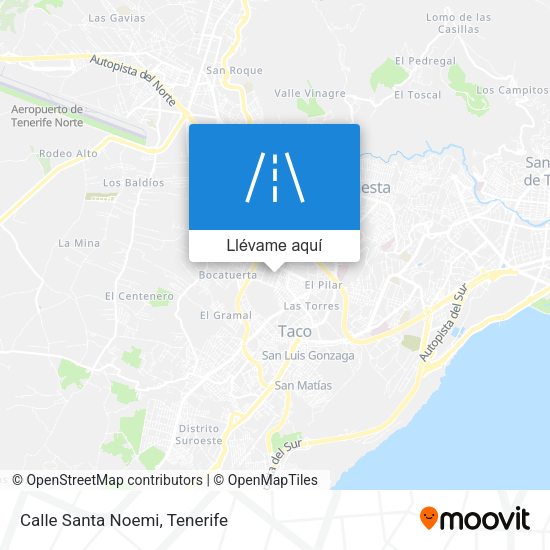Mapa Calle Santa Noemi