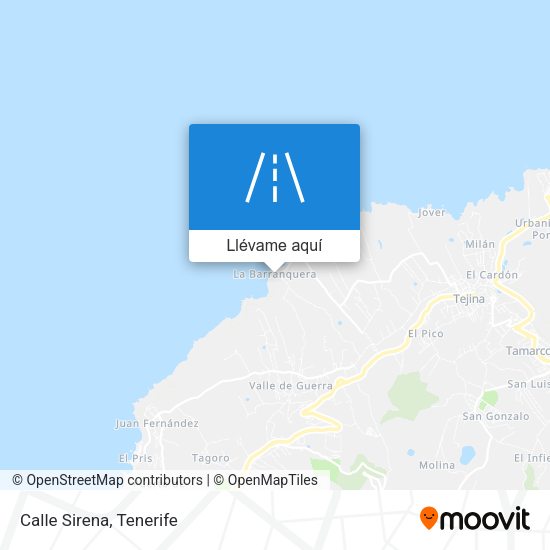 Mapa Calle Sirena