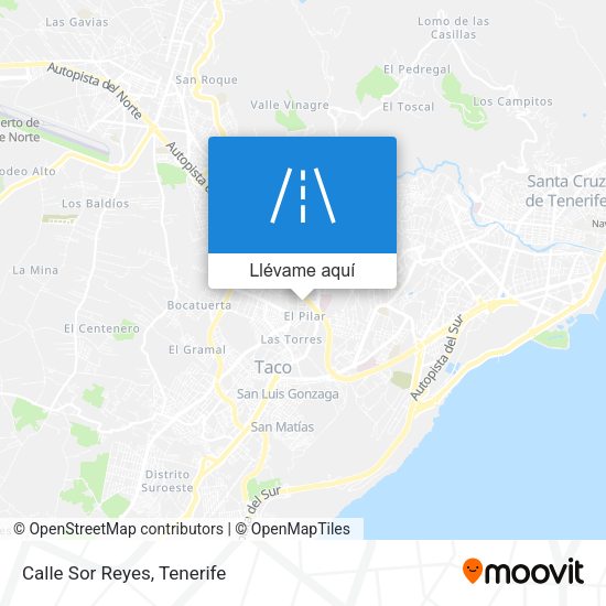 Mapa Calle Sor Reyes