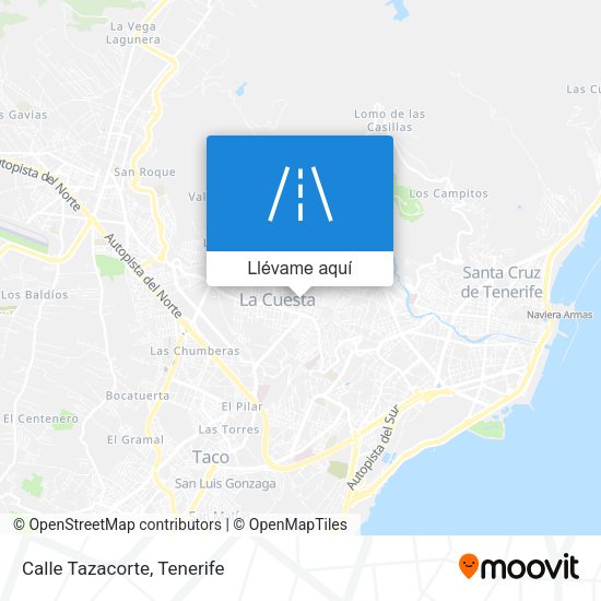 Mapa Calle Tazacorte