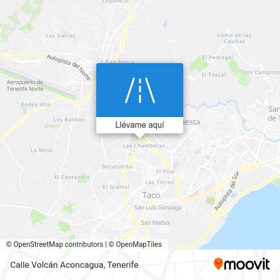 Mapa Calle Volcán Aconcagua