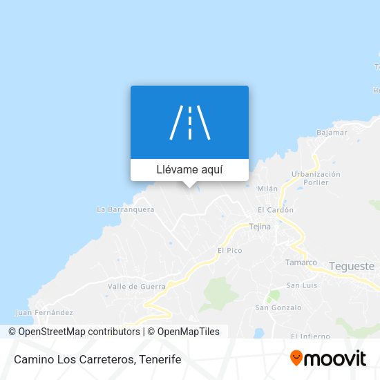 Mapa Camino Los Carreteros