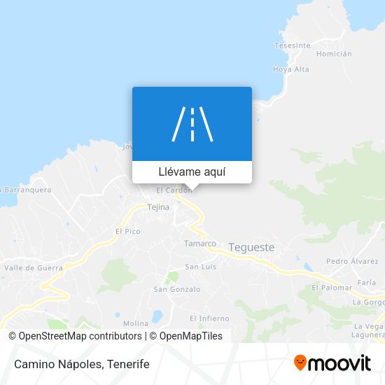 Mapa Camino Nápoles