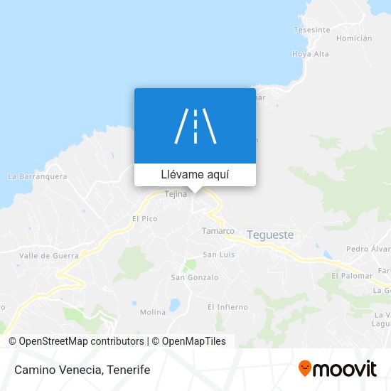 Mapa Camino Venecia