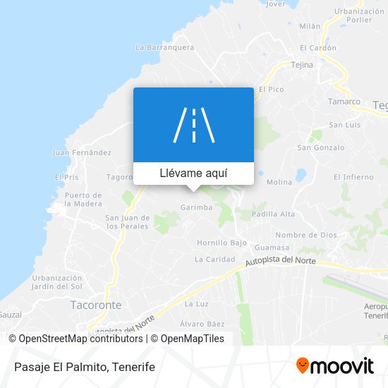 Mapa Pasaje El Palmito